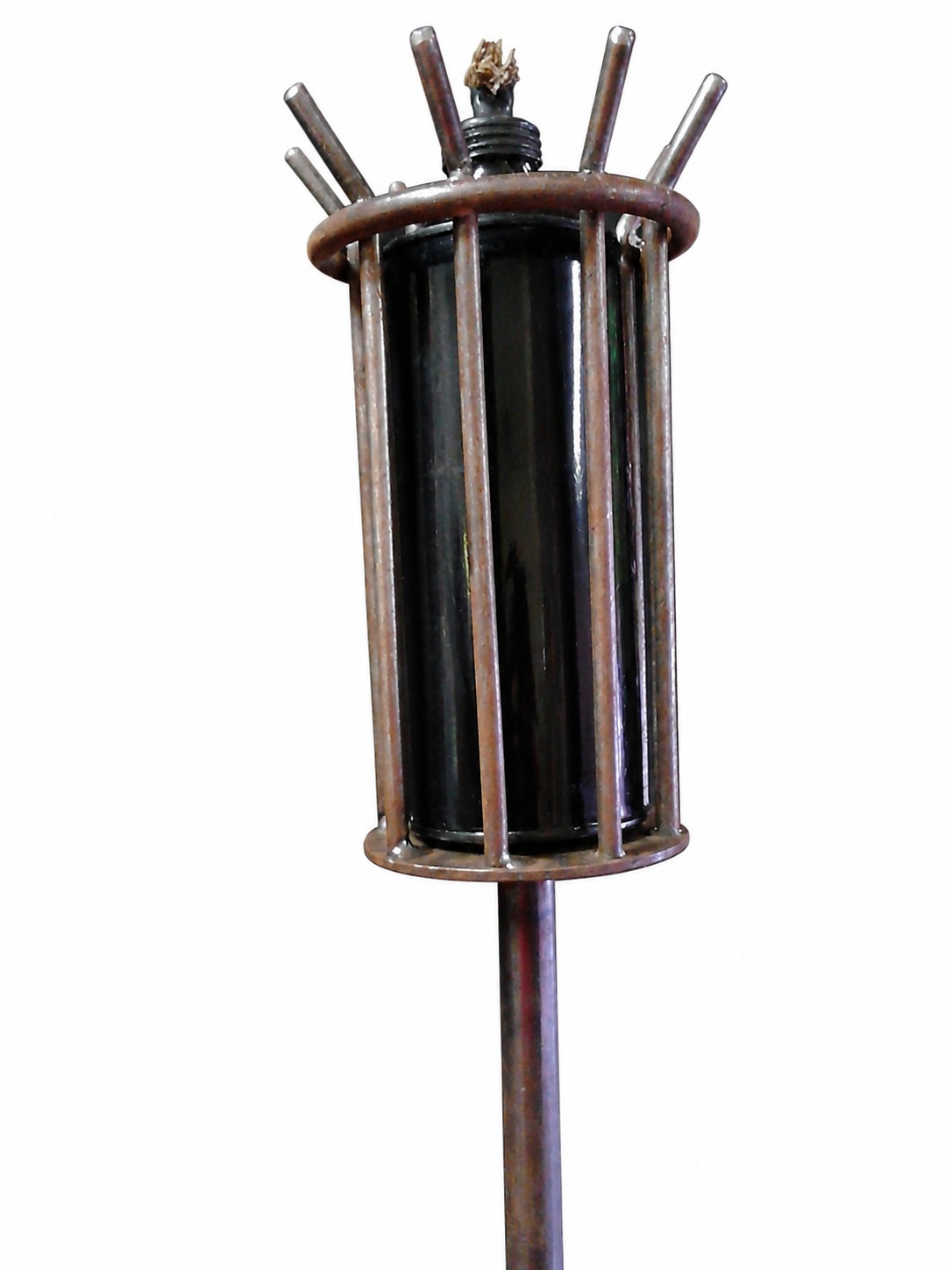 Garden Torches - Rustic Steel