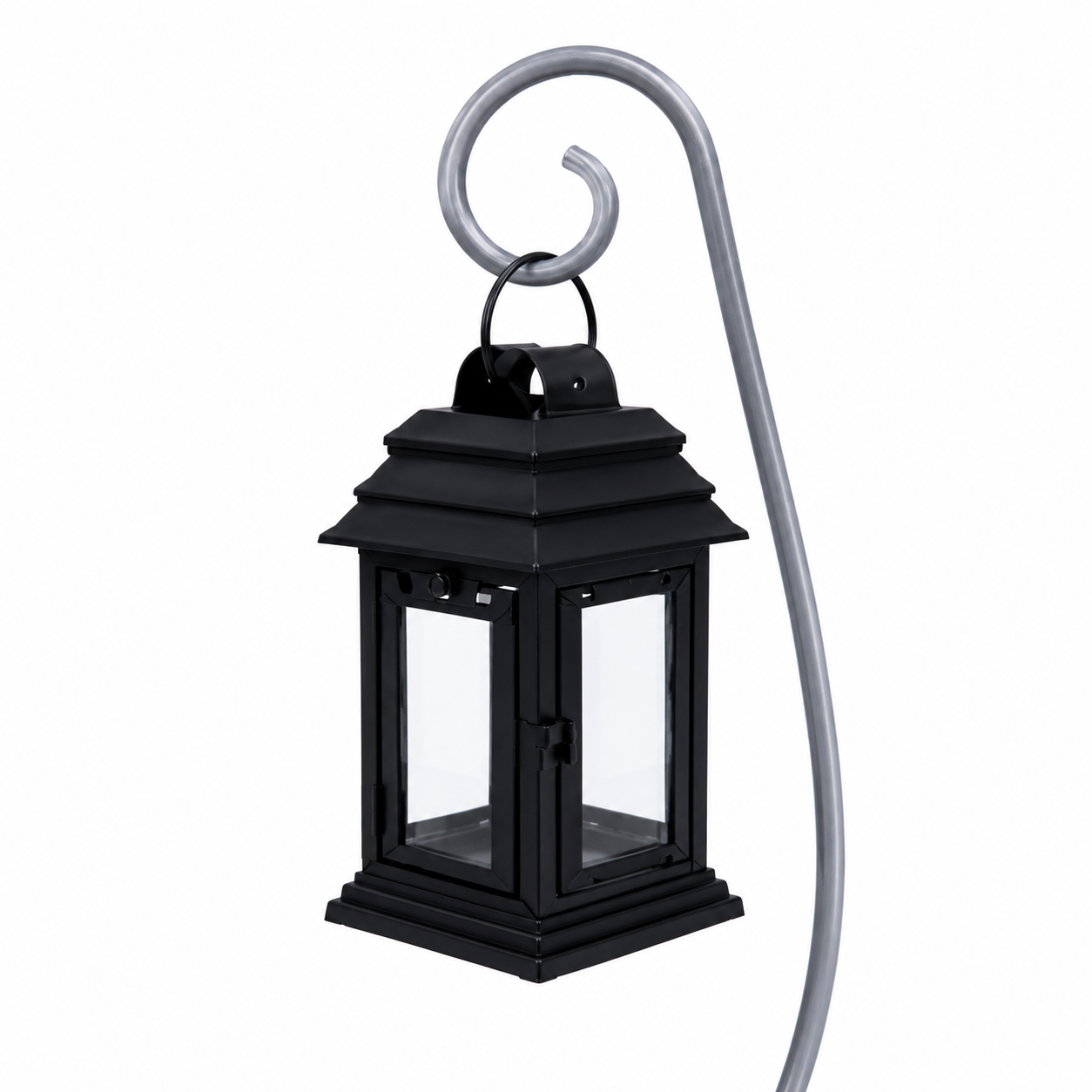 T-Light - Lantern (Black) (17cm)