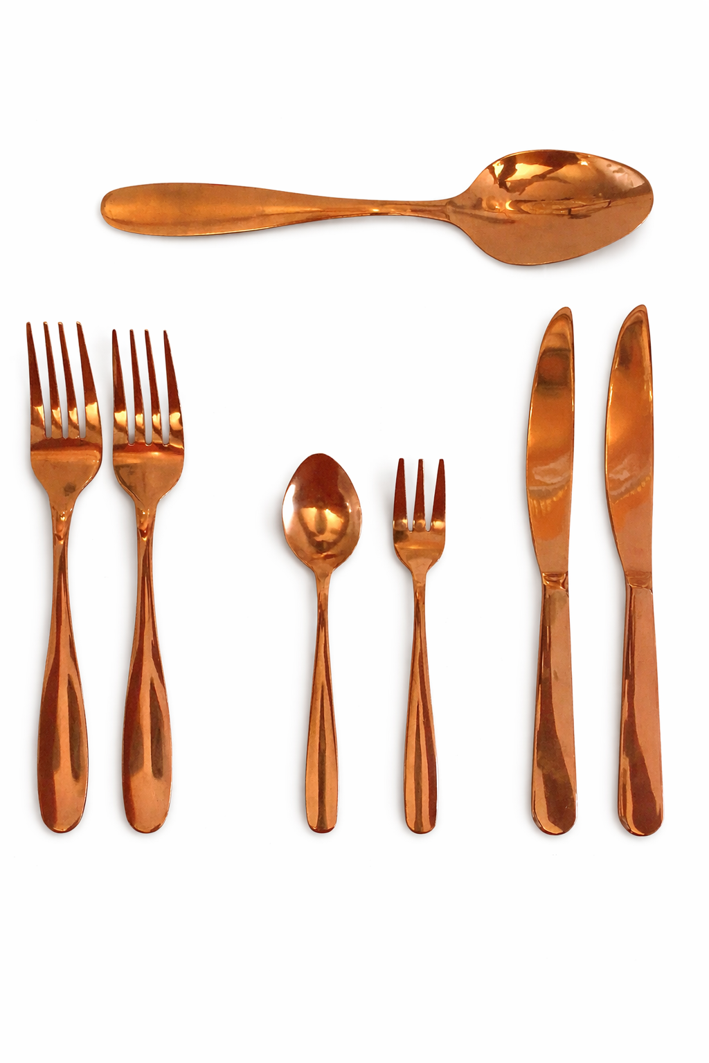 Rose Gold Cake Fork