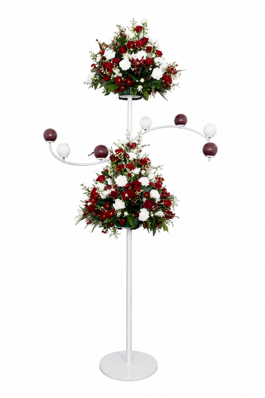 S-Shaped Church - Candles / Flowers