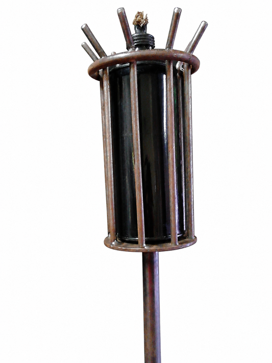 Garden Torches - Rustic Steel