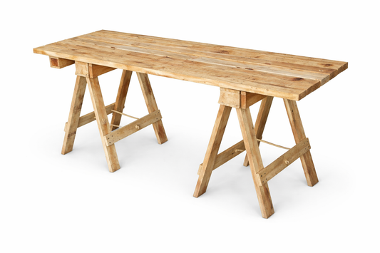 Wood Table With Bokkies