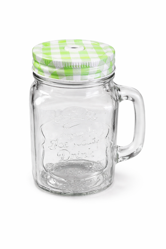 Mason Drinking Jar with Lid